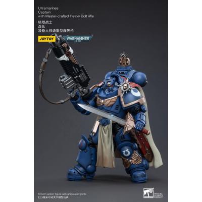 Warhammer 40k Figura 1/18 Ultramarines Captain with Master-Crafted Heavy Bolt Rifle 12 cm