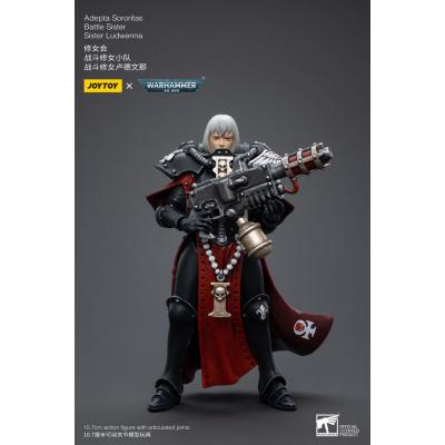 Warhammer 40k Figura 1/18 Adepta Sororitas Battle Sister Sister Ludwenna 10 cm