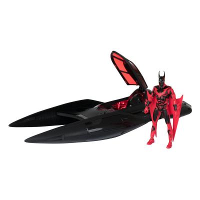 Batman Beyond DC Multiverse Figura con Vehículo Batman & The Batmobile (Gold Label) 53 cm