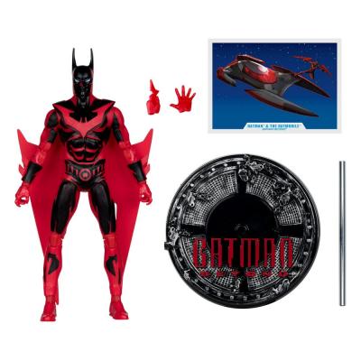 Batman Beyond DC Multiverse Figura con Vehículo Batman & The Batmobile (Gold Label) 53 cm