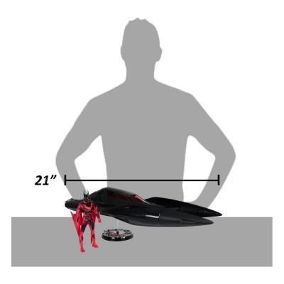 Batman Beyond DC Multiverse Figura con Vehículo Batman & The Batmobile (Gold Label) 53 cm