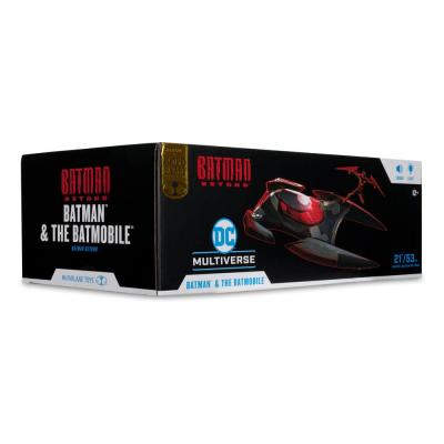 Batman Beyond DC Multiverse Figura con Vehículo Batman & The Batmobile (Gold Label) 53 cm