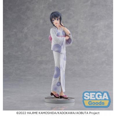 Rascal Does Not Dream of Bunny Girl Senpai Estatua Luminasta PVC Mai Sakurajima Yukata 22 cm