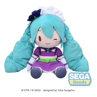 Character Vocal Series 01: Hatsune Miku Peluche Fuwa Petit Hatsune Miku x Love and Berry Dress Up and Dance! Sparkly Purple 40 c