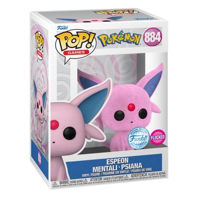 Pokemon POP! Games Vinyl Figura Flocked Espeon 9 cm