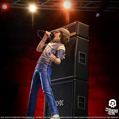 AC/DC Estatua Rock Iconz Brian Johnson 23 cm