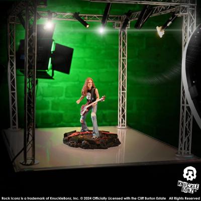 Metallica Estatua Rock Iconz Cliff Burton II 22 cm