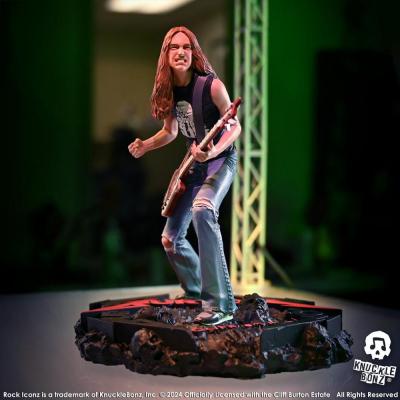 Metallica Estatua Rock Iconz Cliff Burton II 22 cm