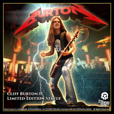 Metallica Estatua Rock Iconz Cliff Burton II 22 cm