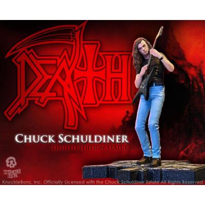 Death Estatua Rock Iconz Chuck Schuldiner 22 cm