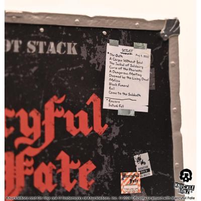 Mercyful Fate Estatua Rock Ikonz On Tour Road Case & Máscara del escenario World Tour