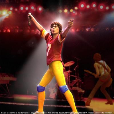 Rolling Stones Estatua Rock Iconz Mick Jagger US Tour 1981 (Burgundy Jersey) 22 cm