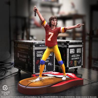 Rolling Stones Estatua Rock Iconz Mick Jagger US Tour 1981 (Burgundy Jersey) 22 cm