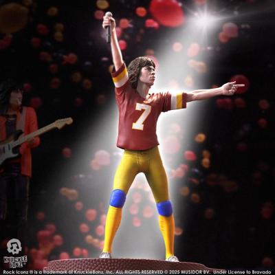 Rolling Stones Estatua Rock Iconz Mick Jagger US Tour 1981 (Burgundy Jersey) 22 cm