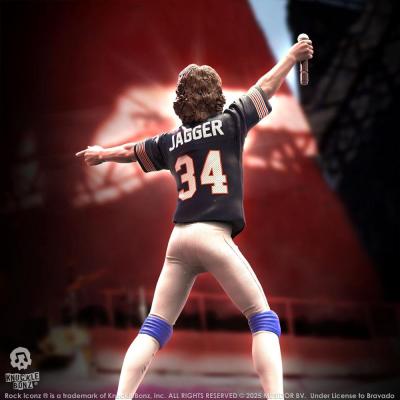 Rolling Stones Estatua Rock Iconz Mick Jagger US Tour 1981 (Black Jersey) 22 cm