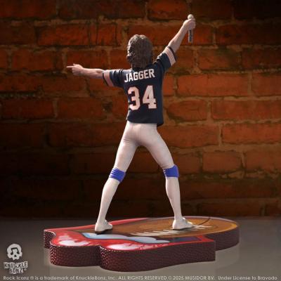 Rolling Stones Estatua Rock Iconz Mick Jagger US Tour 1981 (Black Jersey) 22 cm