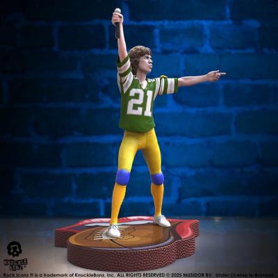 Rolling Stones Estatua Rock Iconz Mick Jagger US Tour 1981 (Green Jersey) 22 cm