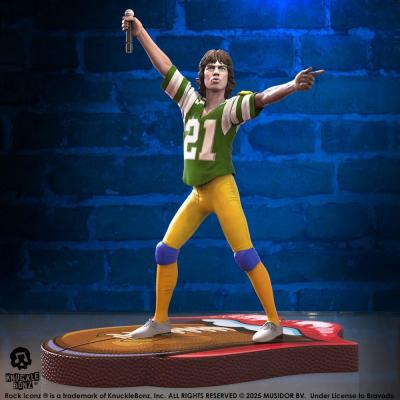 Rolling Stones Estatua Rock Iconz Mick Jagger US Tour 1981 (Green Jersey) 22 cm