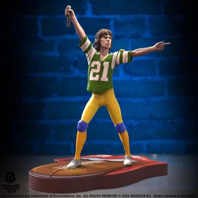 Rolling Stones Estatua Rock Iconz Mick Jagger US Tour 1981 (Green Jersey) 22 cm
