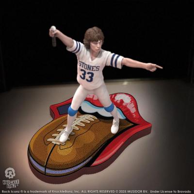 Rolling Stones Estatua Rock Iconz Mick Jagger US Tour 1981 (White Jersey) 22 cm