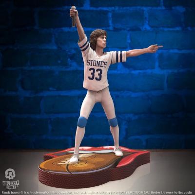 Rolling Stones Estatua Rock Iconz Mick Jagger US Tour 1981 (White Jersey) 22 cm