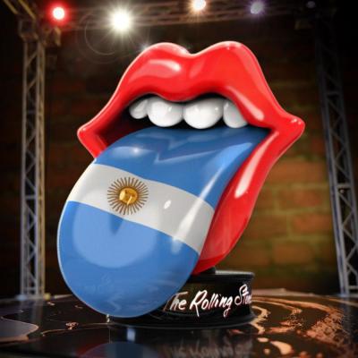 Rolling Stones Estatua 3D Vinyl Licks (Argentina Version) 22 cm