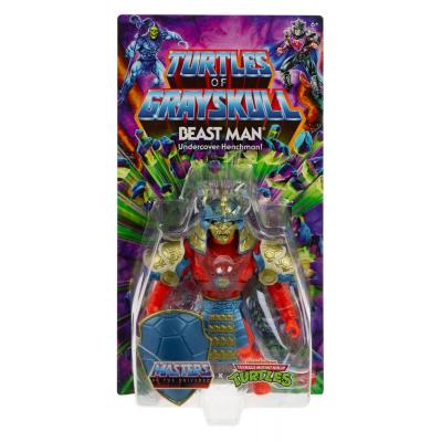MOTU x TMNT: Turtles of Grayskull Figura Beast Man 14 cm