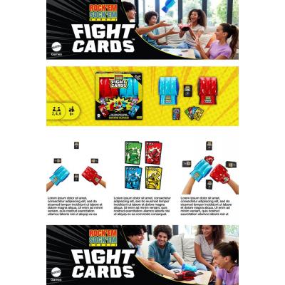 Rock'Em Sock'Em Robots Juego de cartas