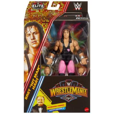 WWE WrestleMania Elite Collection Figura Bret "Hit Man" Hart 15 cm