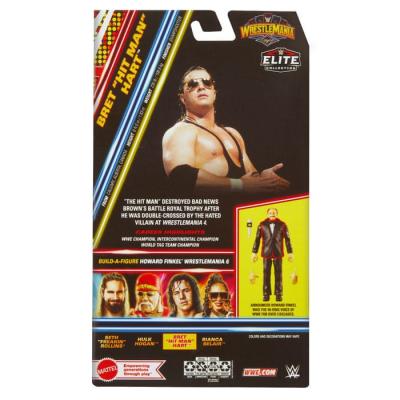 WWE WrestleMania Elite Collection Figura Bret "Hit Man" Hart 15 cm