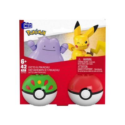 Pokémon Kit de Construcción MEGA Poké Ball Collection: Pikachu & Ditto