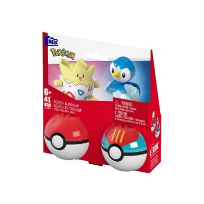 Pokémon Kit de Construcción MEGA Poké Ball Collection: Piplup & Togepi
