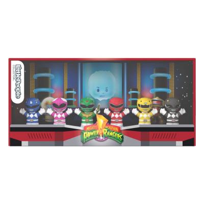 Mighty Morphin Power Rangers Pack de 6 Minifiguras Fisher-Price Little People Collector 7 cm