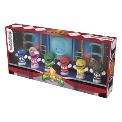 Mighty Morphin Power Rangers Pack de 6 Minifiguras Fisher-Price Little People Collector 7 cm