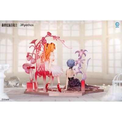 Evangelion Estatua PVC 1/7 Rei Ayanami & Asuka Shikinami Langley: Whisper of Flower Ver. Set