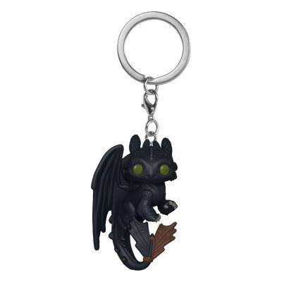 Cómo entrenar a tu dragón LAM Llaveros Pocket POP! Vinyl Toothless 4 cm Expositor (12)