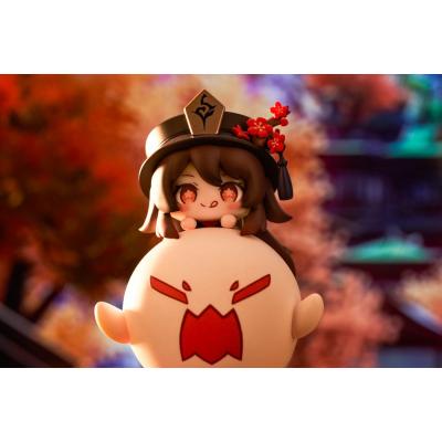 Genshin Impact Estatua PVC Hu Tao Chibi Chara Yurayura Stand Ver. (re-run) 10 cm