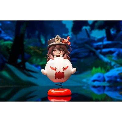 Genshin Impact Estatua PVC Hu Tao Chibi Chara Yurayura Stand Ver. (re-run) 10 cm