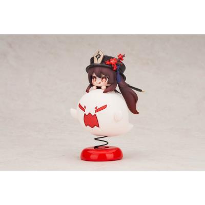 Genshin Impact Estatua PVC Hu Tao Chibi Chara Yurayura Stand Ver. (re-run) 10 cm