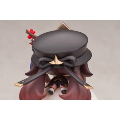 Genshin Impact Estatua PVC Hu Tao Chibi Chara Yurayura Stand Ver. (re-run) 10 cm