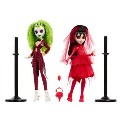 Beetlejuice Beetlejuice Monster High Pack de 2 Muñecas Skullector Betelgeuse & Lydia 25 cm