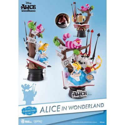 Alicia en el País de las Maravillas Diorama PVC D-Select 15 cm
