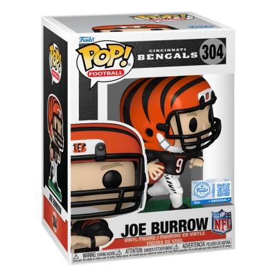 NFL: Legends POP! Sports Vinyl Figura Bengals- Joe Burrow(BK JRSY) 9 cm
