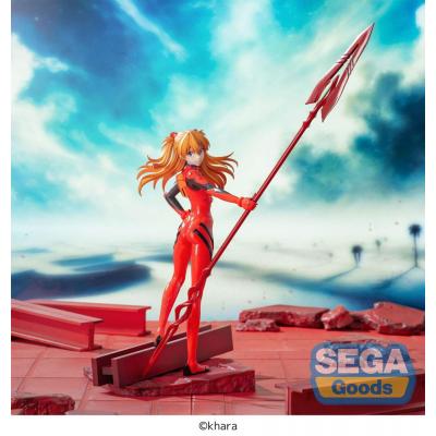 Evangelion: 3.0+1.0 Thrice Upon a Time Estatua Luminasta PVC Asuka Shikinami Langley x Spear of Longinus 20 cm