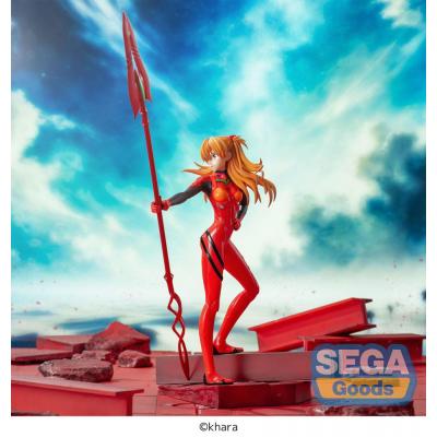 Evangelion: 3.0+1.0 Thrice Upon a Time Estatua Luminasta PVC Asuka Shikinami Langley x Spear of Longinus 20 cm