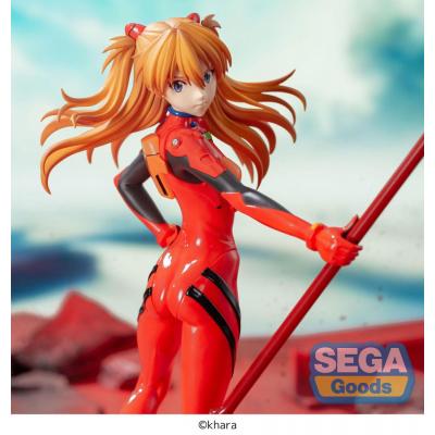 Evangelion: 3.0+1.0 Thrice Upon a Time Estatua Luminasta PVC Asuka Shikinami Langley x Spear of Longinus 20 cm