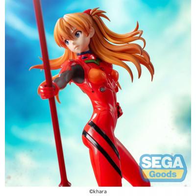 Evangelion: 3.0+1.0 Thrice Upon a Time Estatua Luminasta PVC Asuka Shikinami Langley x Spear of Longinus 20 cm