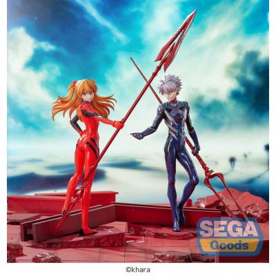 Evangelion: 3.0+1.0 Thrice Upon a Time Estatua Luminasta PVC Asuka Shikinami Langley x Spear of Longinus 20 cm