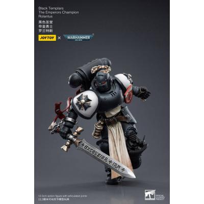 Warhammer 40k Figura 1/18 Black Templars The Emperors Champion Rolantus 12 cm