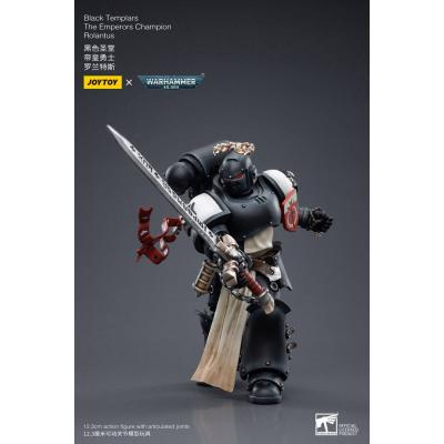 Warhammer 40k Figura 1/18 Black Templars The Emperors Champion Rolantus 12 cm